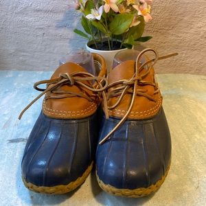 L.L. Bean Women's Duck Boots, Rubber Mocs, Low - Size 10 Narrow